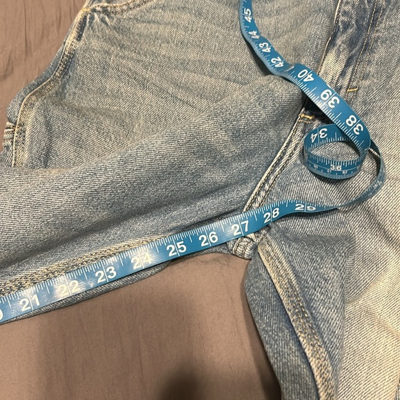 Lee Vintage Modern High Rise Dungaree Ankle Painters Jeans Carpenter - Picture 9 of 11